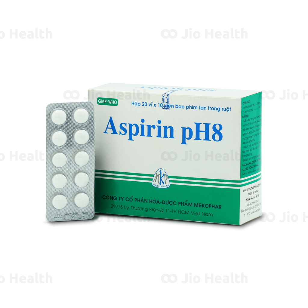 Aspirin pH8 là thuốc gì? Công dụng và liều dùng Nhà Thuốc Online Jio