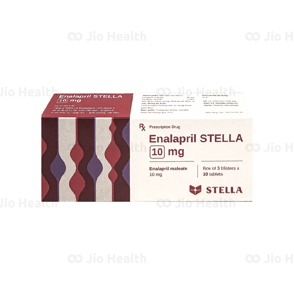 Enalapril có thể được sử dụng đơn thuốc hay kết hợp với các loại thuốc nào để điều trị tăng huyết áp?
