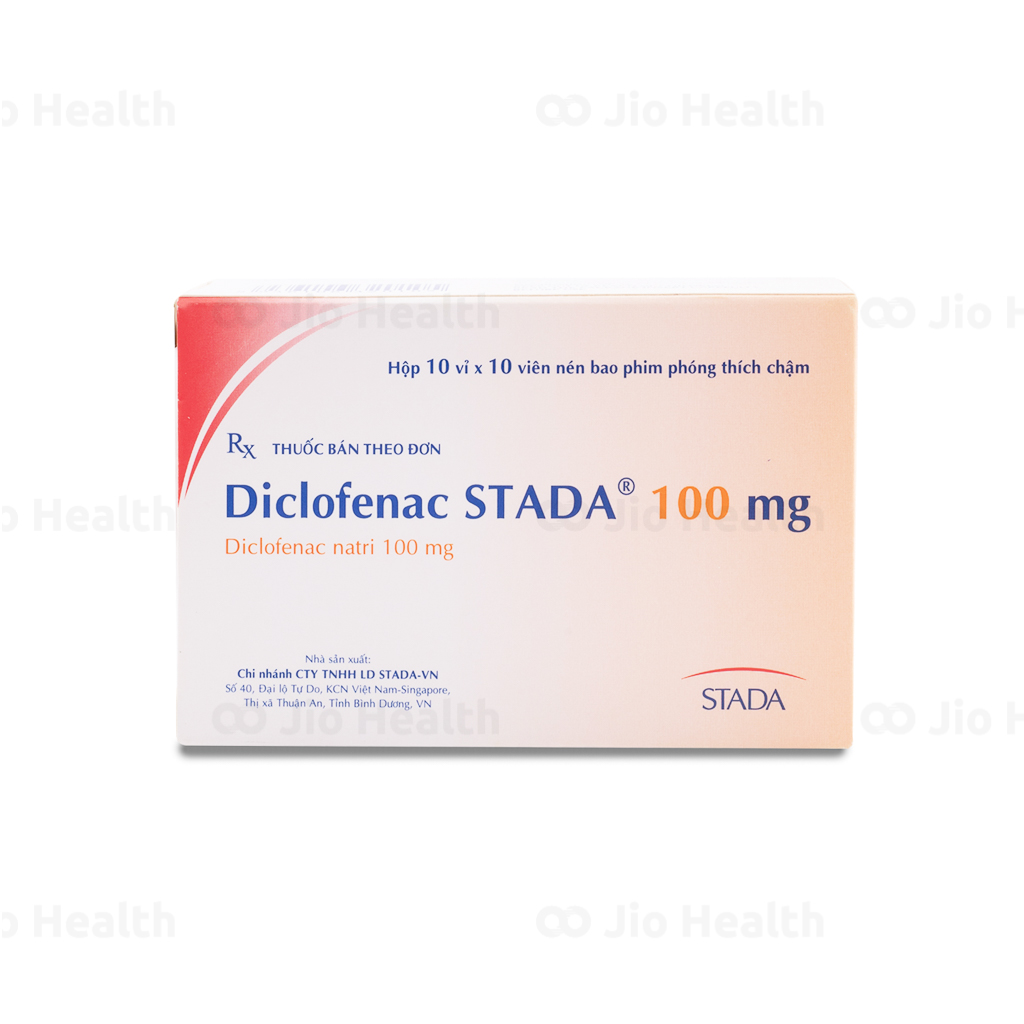 Diclofenac 100mg được chỉ định điều trị những loại bệnh viêm nào?