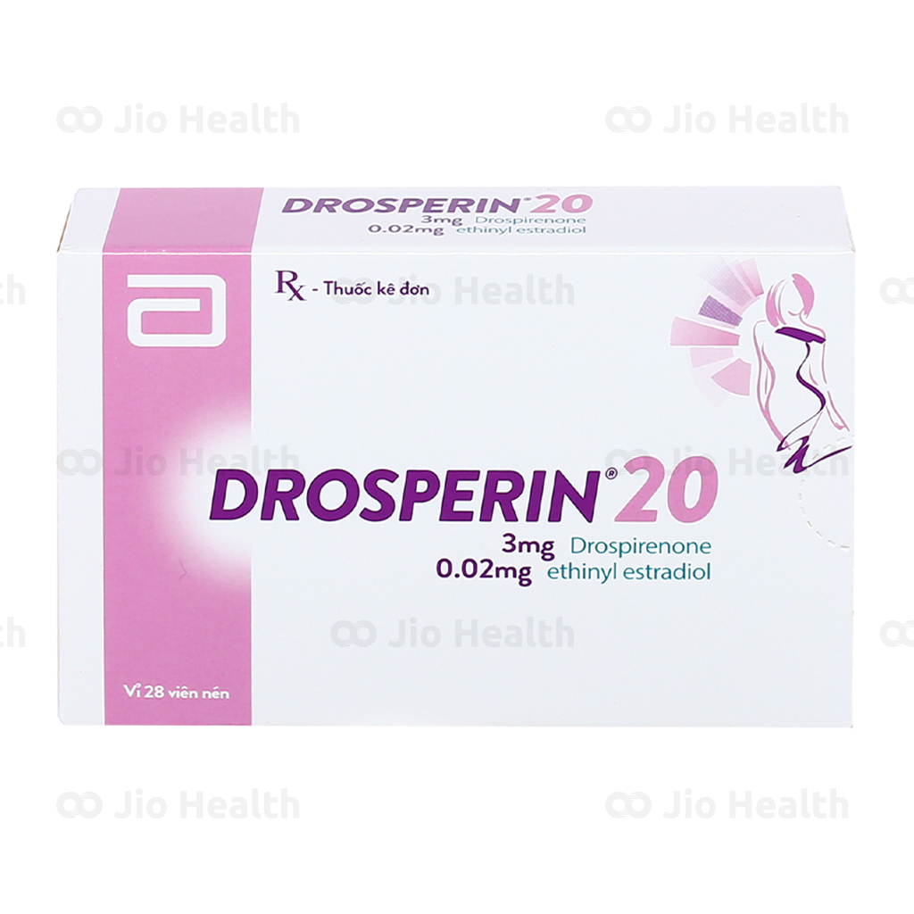 Các tác dụng phụ của thuốc Drosperin 20 là gì?
