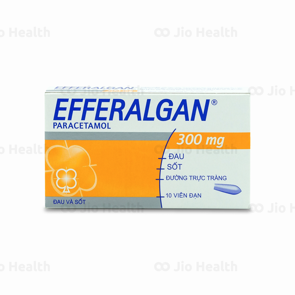 Thuốc nhét hậu môn hạ sốt Efferalgan 300mg có tác dụng trong bao lâu sau khi sử dụng?
