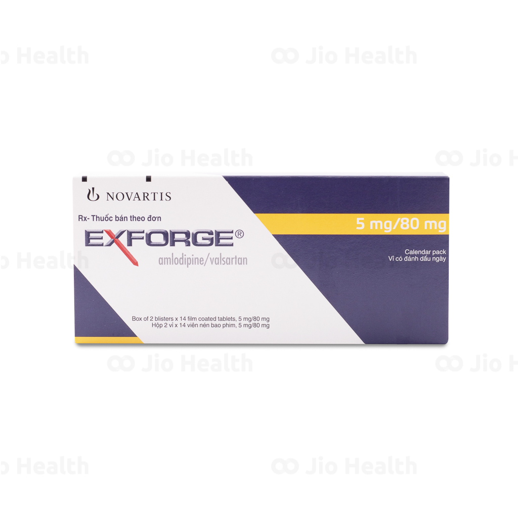 Exforge có tác dụng gì trong việc điều trị tăng huyết áp và đau thắt ngực?
