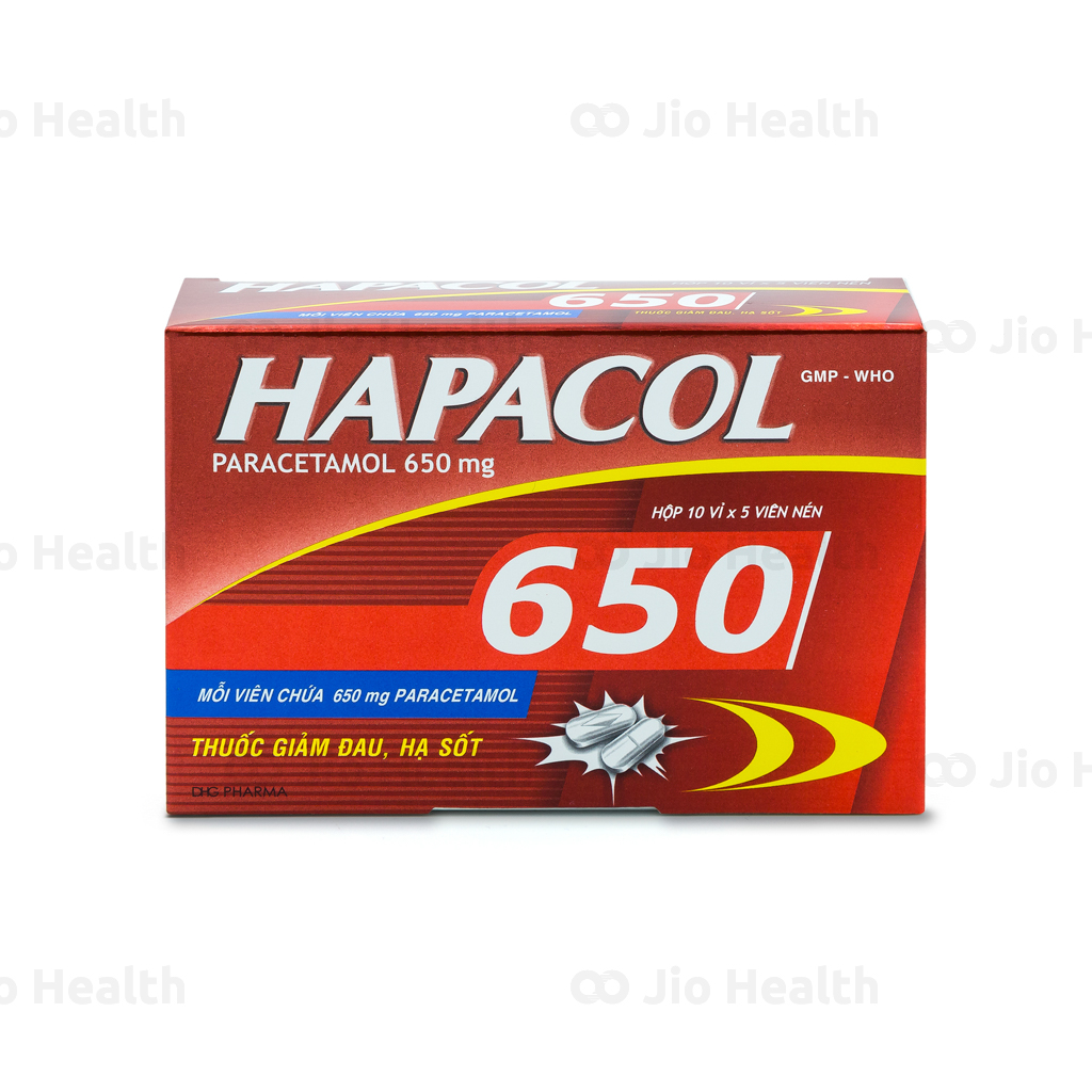 Mua Thuốc Giảm Đau- Hạ Sốt Hapacol 650Mg | Nhà Thuốc Online Jio