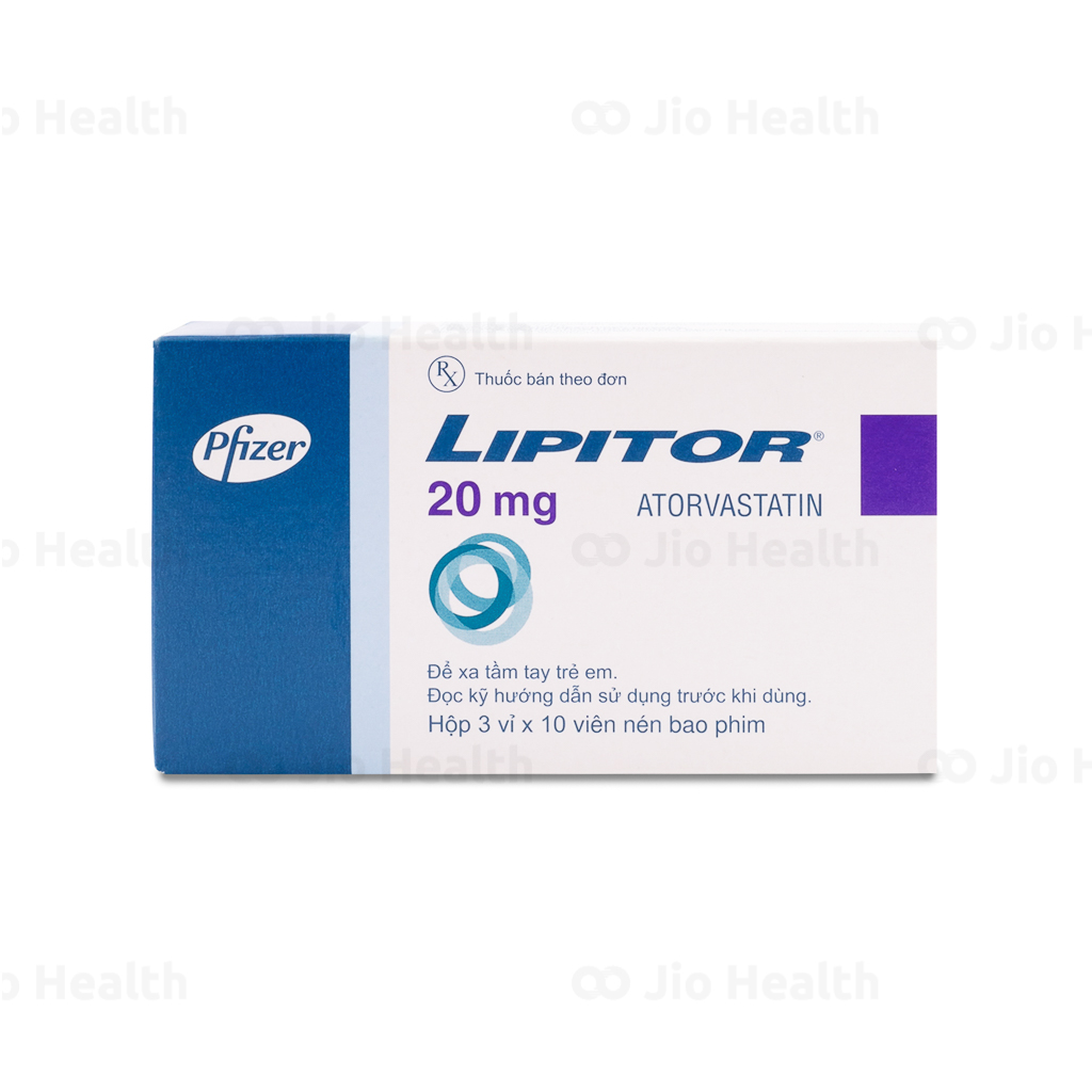 Thành phần chính của thuốc mỡ máu Lipitor 20mg là gì?
