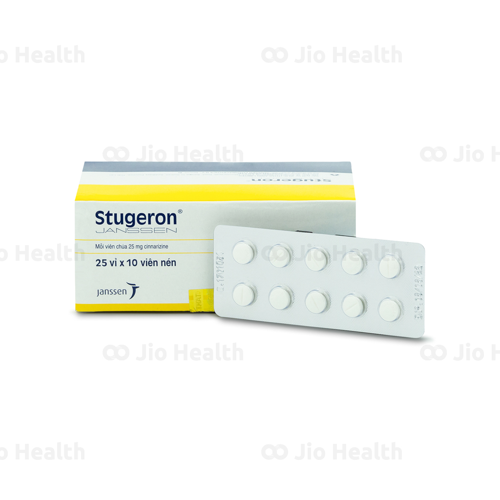 Stugeron 25mg (Hộp 250 viên) là thuốc gì? - Cách dùng, Giá bán ...