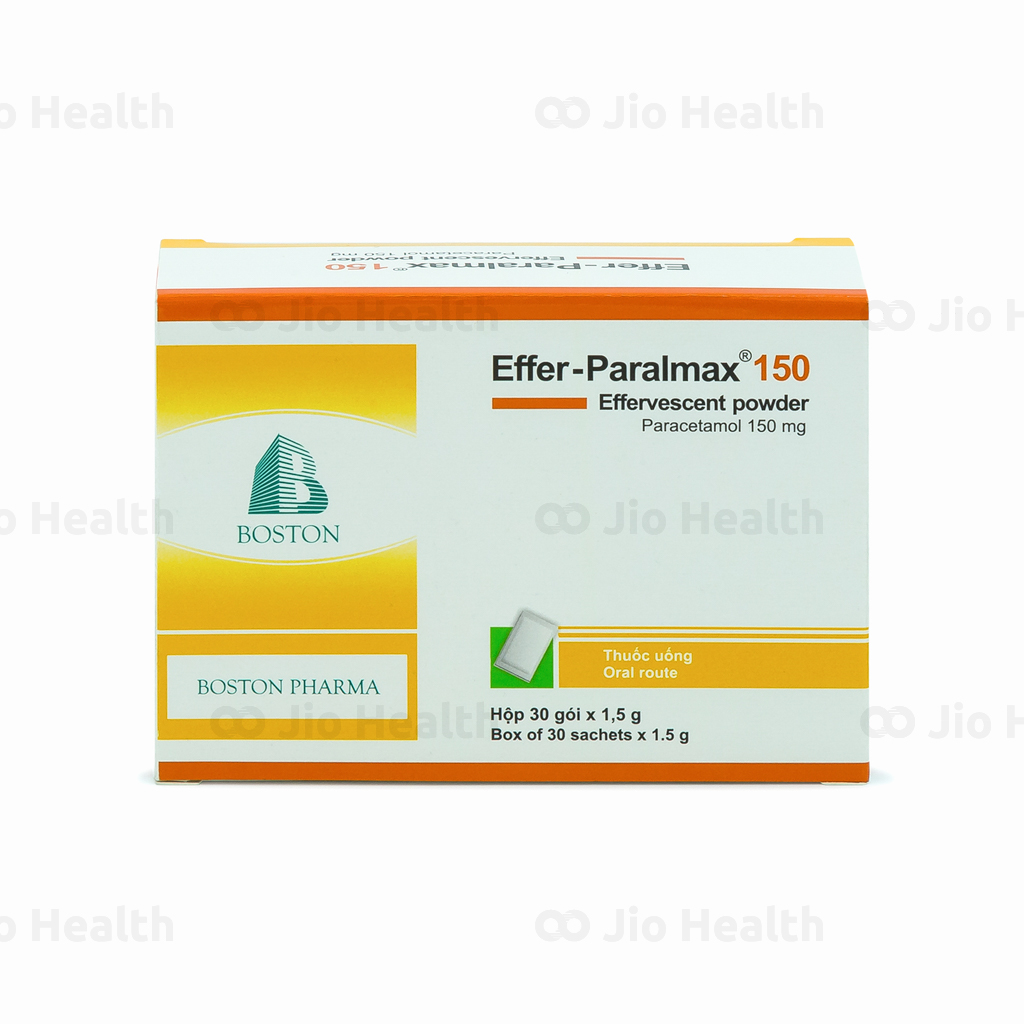 Paracetamol là thành phần chính trong Effer-Paralmax 150, nhưng có thành phần khác không?
