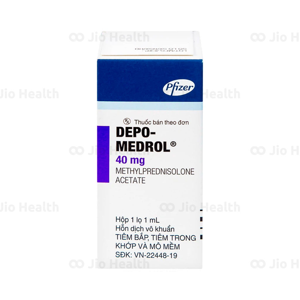 Dược chất chính trong thuốc Depo Medrol 40mg là gì?
