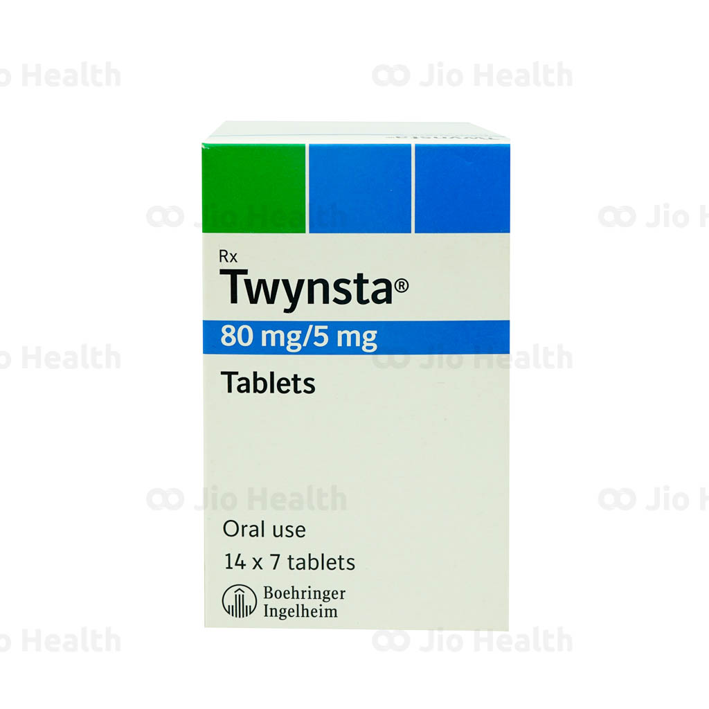 Thành phần chính của Twynsta 80/5 là gì và cách chúng hoạt động để giảm huyết áp? 
