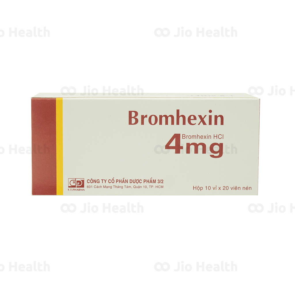 Bromhexin 4mg của Công ty cổ phần Dược phẩm 3/2 có hiệu quả như thế nào trong viêm khí phế quản?
