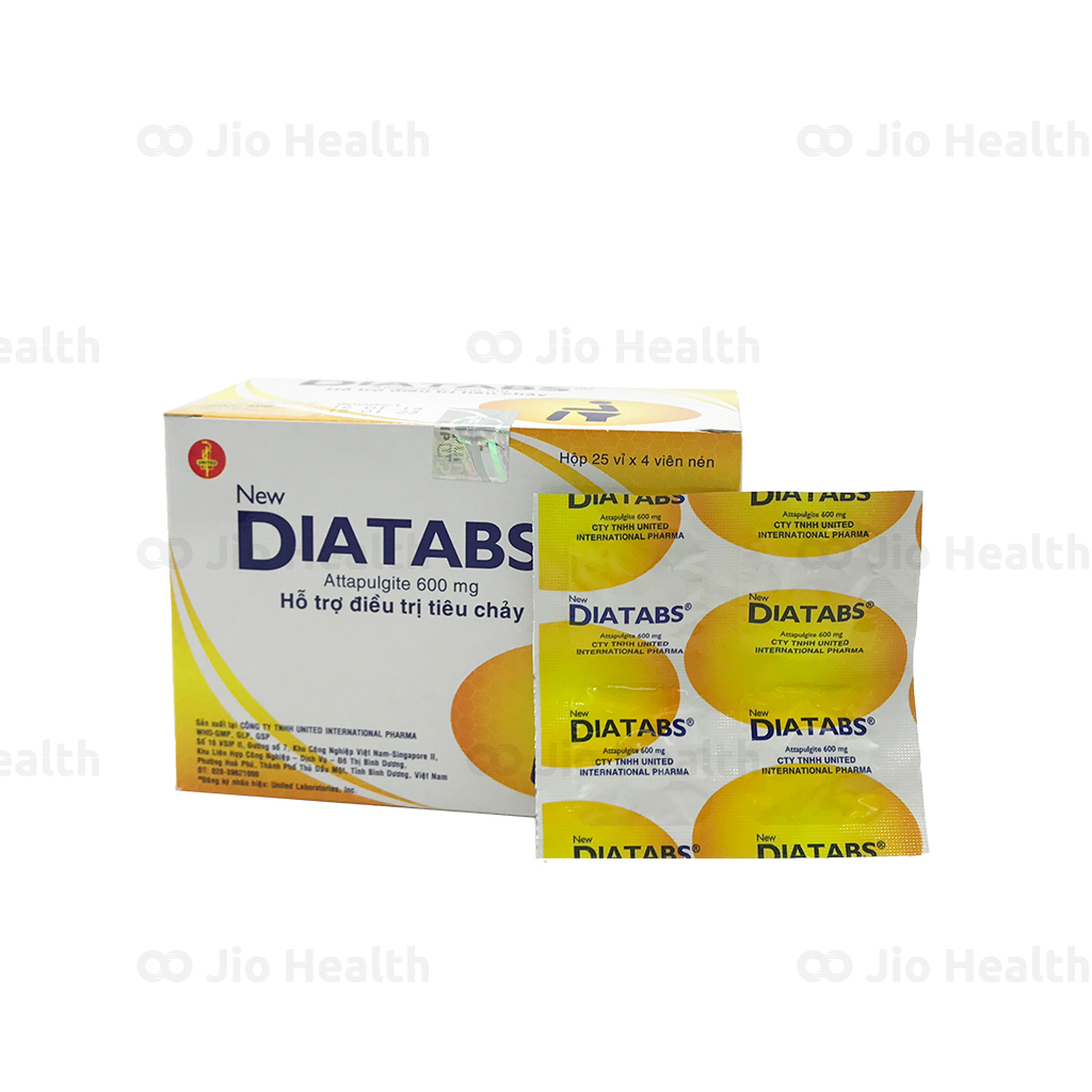 Cách đóng gói của thuốc tiêu chảy Diatabs là gì?

