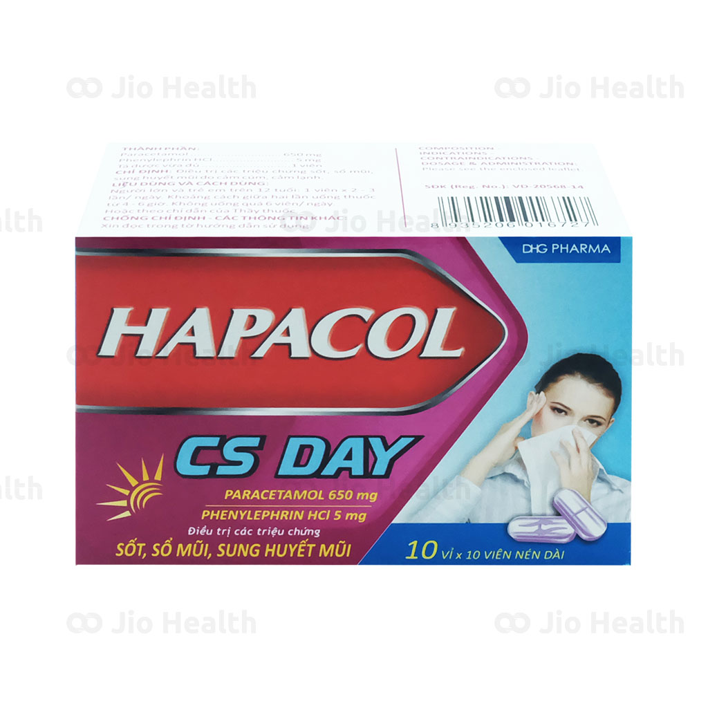 Thuốc Hapacol CS Day có tác dụng thải trừ qua cơ thể như thế nào?
