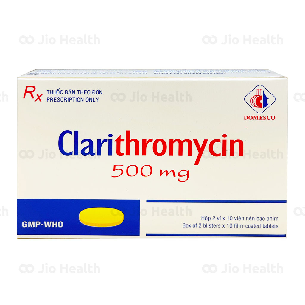 Thuốc clarithromycin 500mg dùng để điều trị những bệnh gì?
