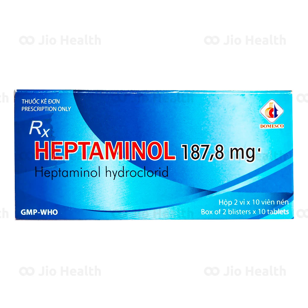 Heptaminol có tác dụng làm gì trong điều trị tăng huyết áp?
