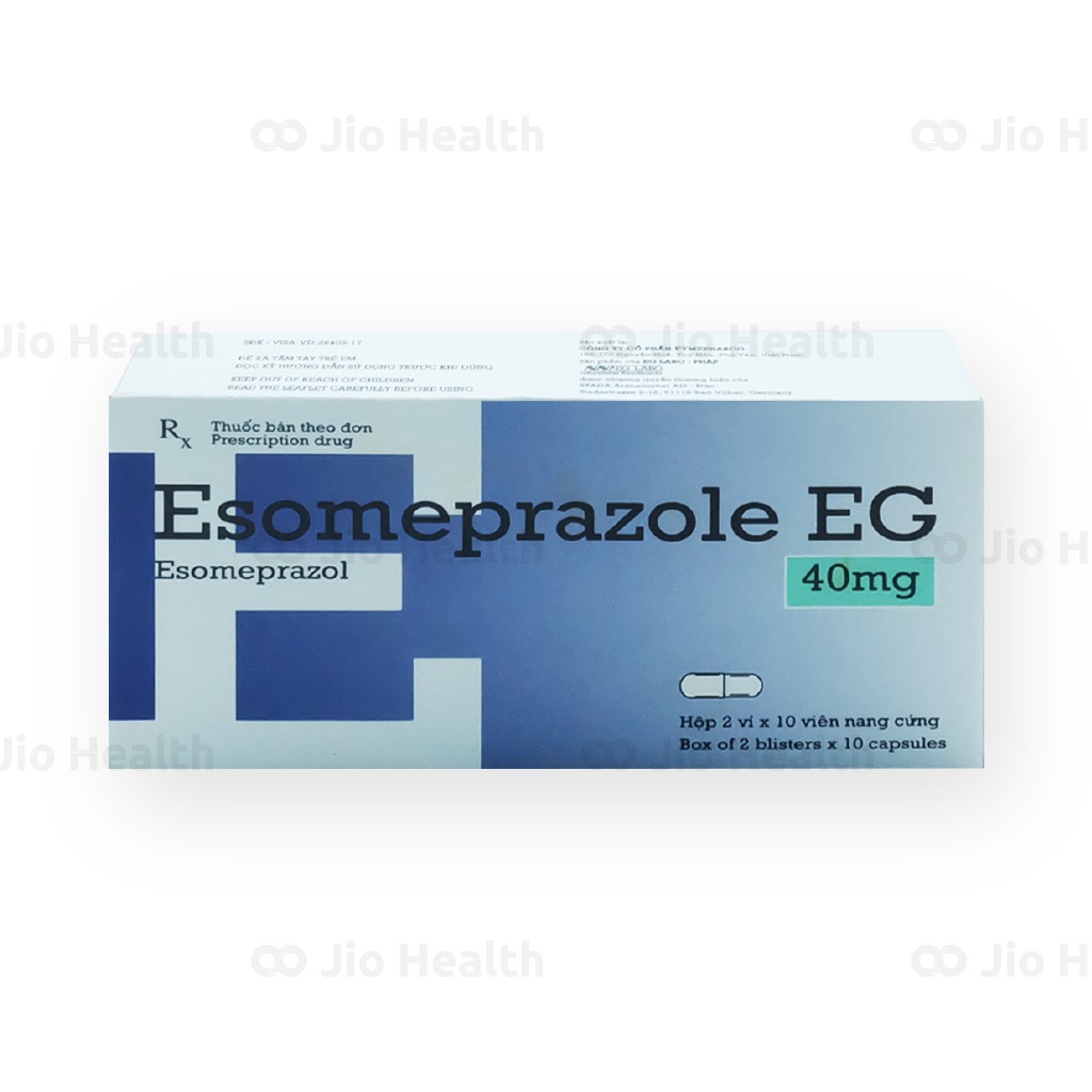 Có những tác dụng phụ nào có thể xảy ra khi sử dụng Esomeprazole eg 40mg?
