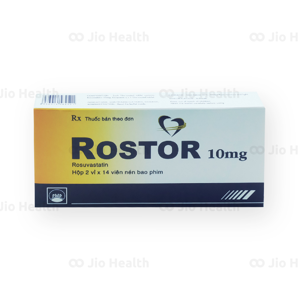 Thuốc Rostor 10mg Pymepharco được chỉ định điều trị những loại bệnh gì? 
