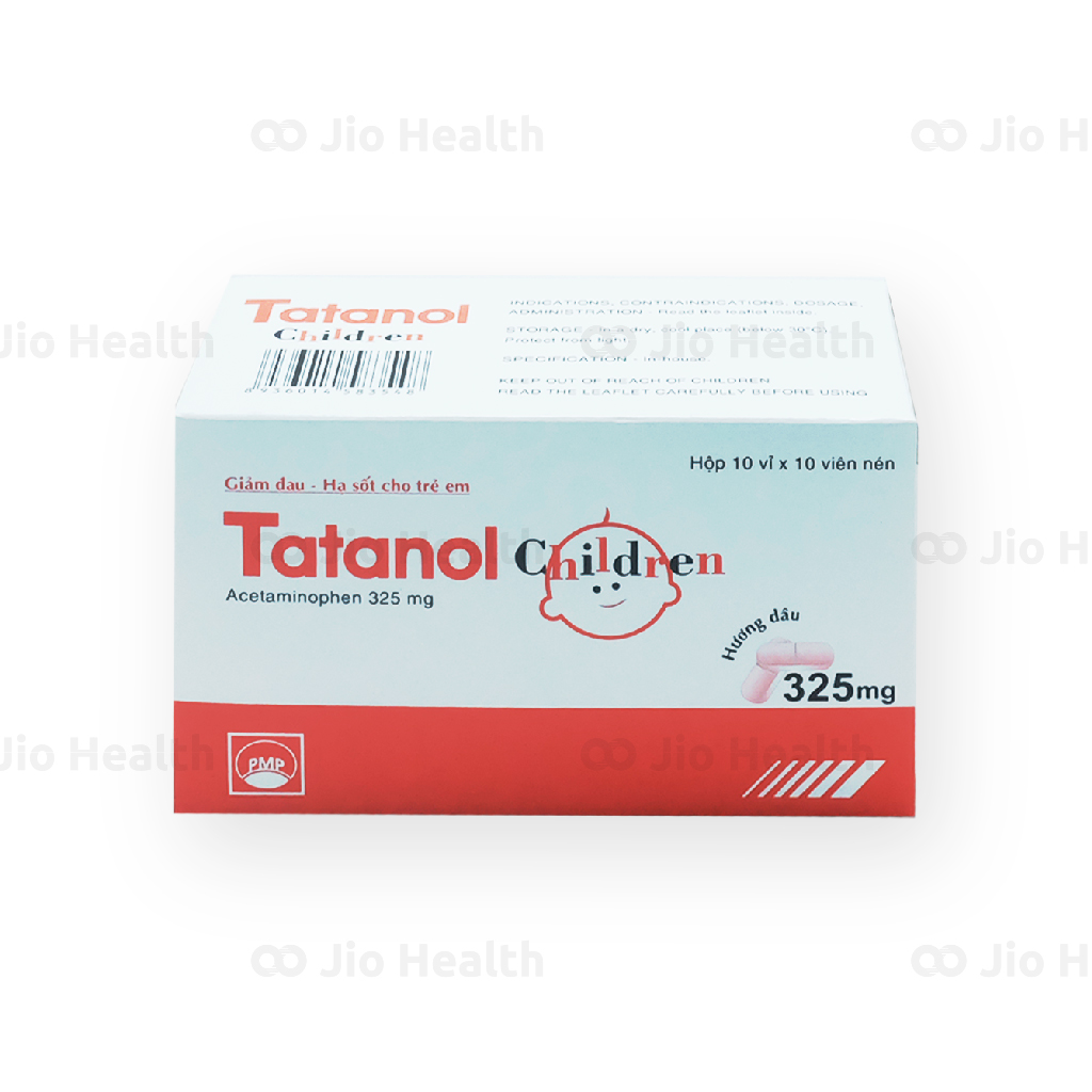 Tại sao nên dùng thuốc hạ sốt Tatanol trẻ em 325mg cho trẻ?