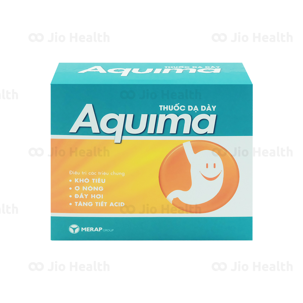 Thuốc dạ dày Aquima có tác dụng chữa trị những triệu chứng nào?