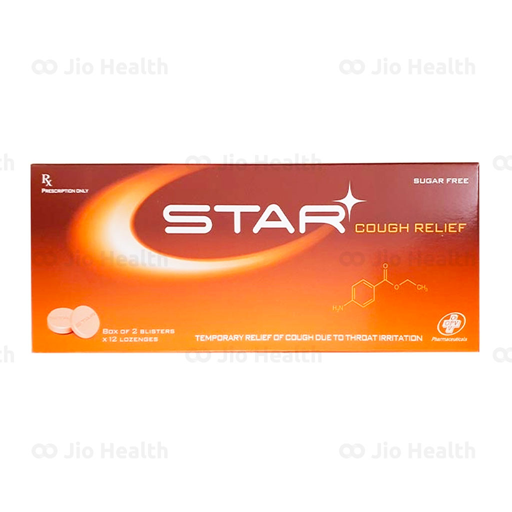 Thuốc đau họng Star có chứa các thành phần gì?

