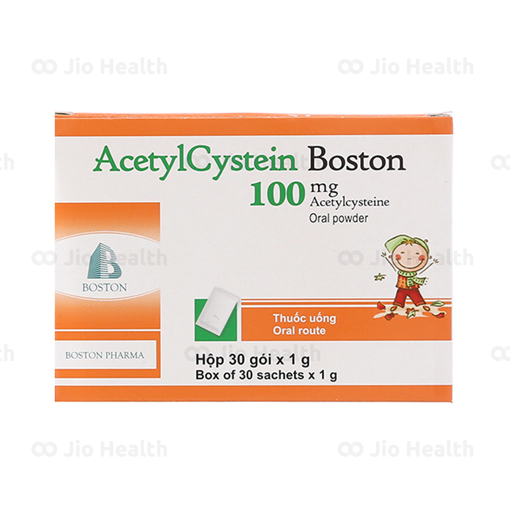 Thuốc ho Acetylcystein 100mg được sử dụng cho đối tượng nào?
