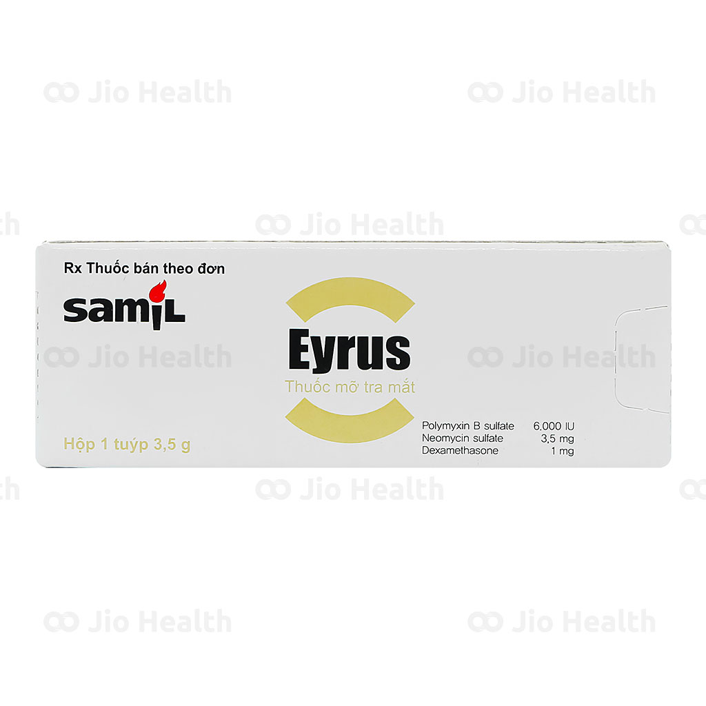 Liều dùng thuốc Eyrus 3.5g là bao nhiêu?
